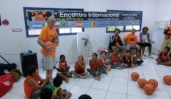 Clinic di minibasket in Brasile