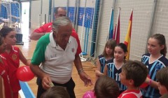 I giochi minibasket a 10-11 anni al Clinic di Grimaud