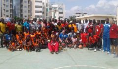 Clinic Minibasket-Basket a Bamako in Mali